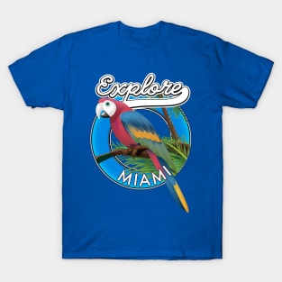 Explore Miami retro logo T-Shirt